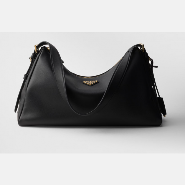 Prada Aimée large leather shoulder bag