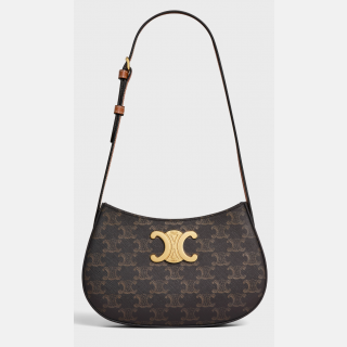 MEDIUM TILLY BAG in Triomphe canvas and calfskin