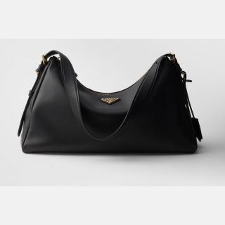 Prada Aimée large leather shoulder bag