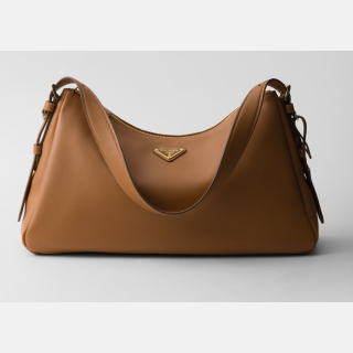 Prada Aimée large leather shoulder bag